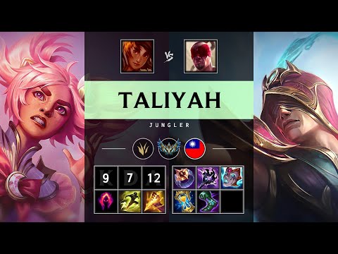 Taliyah Jungle vs Lee Sin - TW Challenger Patch 25.08