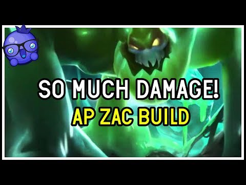 HUGE DAMAGE AP ZAC JUNGLE - League of Legends