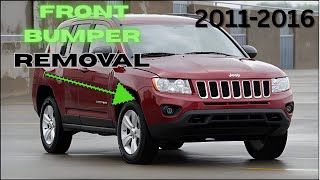 How to Remove Front Bumper on 2011-2016 Jeep Compass – Step-by-Step Guide