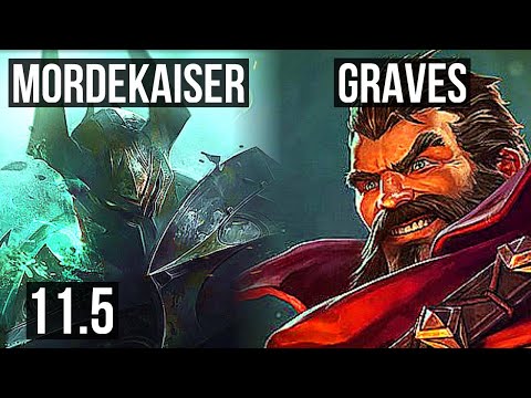MORDEKAISER vs GRAVES (TOP) | 10/1/3, Dominating | KR Diamond | v11.5