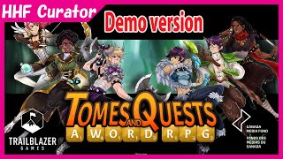 (Let's Play) Tomes & Quests: a Crossword RPG Demo [PC/Steam]