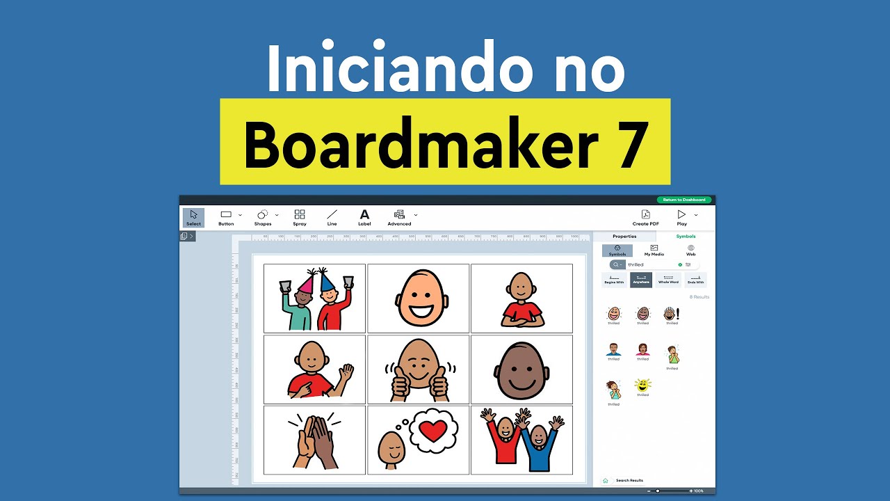 Iniciando no Boardmaker 7 | Aula 047