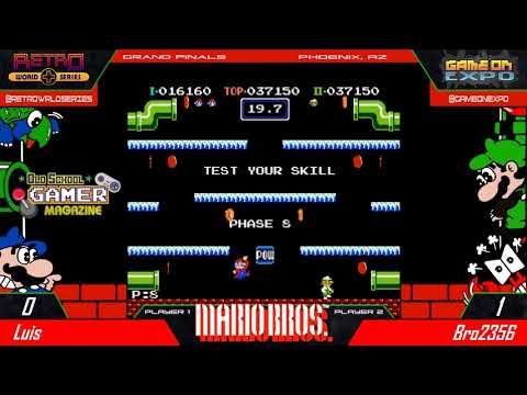 Luis vs Bro2356 (Grand Finals) - Mario Bros (NES) - Game On Expo 2018