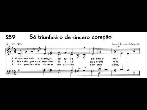 Hinário 5 CCB - Hino 259 - Só triunfará o de sincero coração - Strings - Teclado Yamaha PSR S670