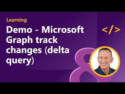 Demo Microsoft Graph track changes delta query