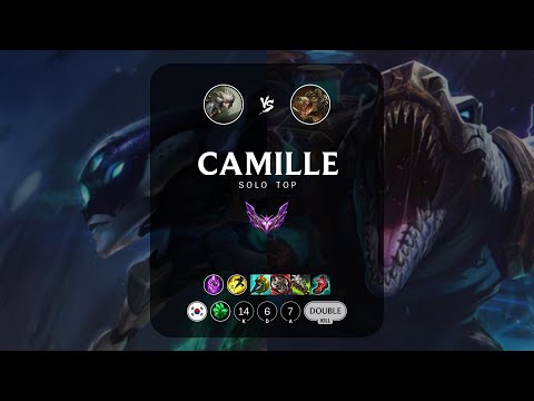 Camille Top vs Renekton - KR Master Patch 13.5