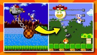 Sonic Bosses Remade in Super Mario Maker 2!