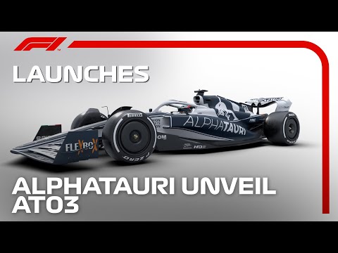 F1 2022 アルファタウリ「AT03」新型F1マシン動画