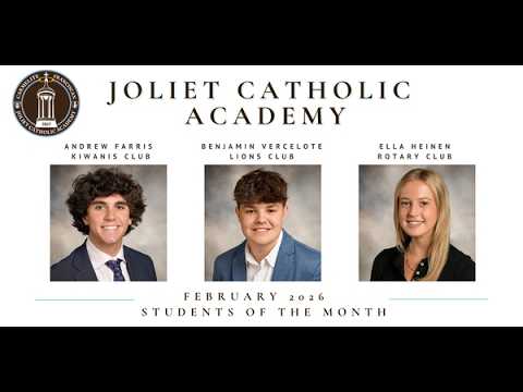 WJCA Broadcast News - February Students of the Month - 2/2026