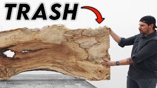 Turning Trash Wood To Stunning Table