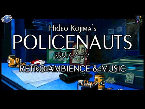 Hideo Kojima's Policenauts Retro Ambience & Music | Detective Ingram's Desk Old LA 2040 + Full OST 🎶