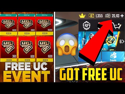 ???? Got 3000 + Free UC | Get Free 100 . 300 . 600 . UC |  Free UC Event For Everyone | PUBGM