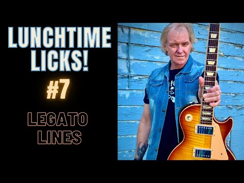 Jeff Marshall's LUNCHTIME LICKS #7 - Legato Lines - Guitar Lesson