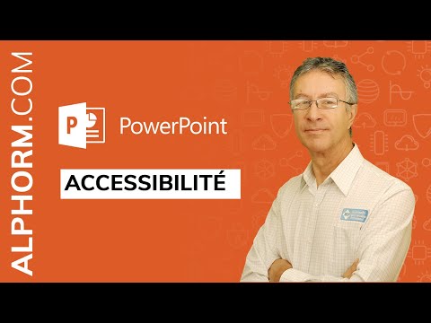 Accessibilité sous PowerPoint 2019 Vidéo Tuto