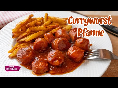 Einfach und Lecker - Currywurst Pfanne mit toller Currysauce  - schnelles Mittagessen Rezept