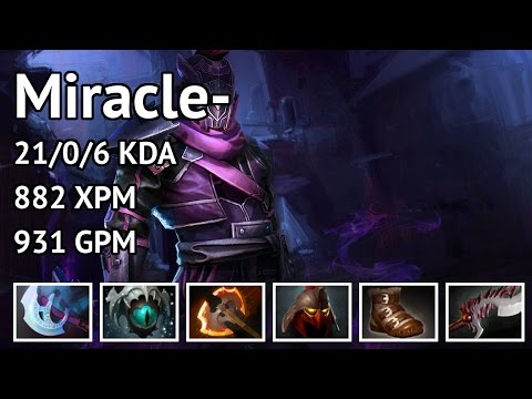 Dota 2 Miracle- - Anti-Mage highlights - Game 2879988759