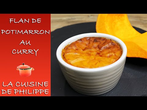 Curry Pumpkin Squash Flan