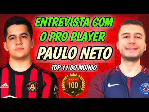 ENTREVISTA COM O PAULO NETO - TOP 11 DO MUNDO🔥A VIDA DE PRO PLAYER DE FIFA + CURIOSIDADES DO CENÁRIO