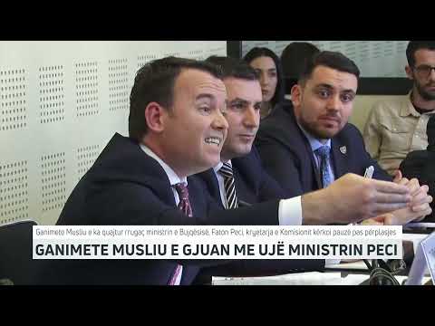 Ganimete Musliu gjuan me ujë Ministrin Peci | T7