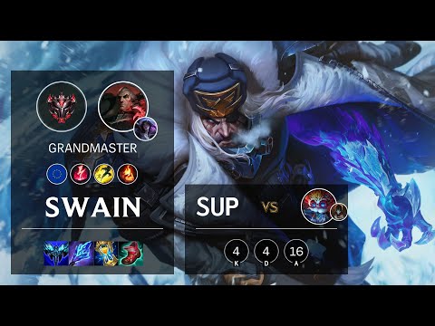 Swain Support vs Heimerdinger - EUW Grandmaster Patch 11.7
