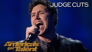 Daniel Emmet Vegas Singer Dazzles Crowd With Caruso   America's Got Talent 2018