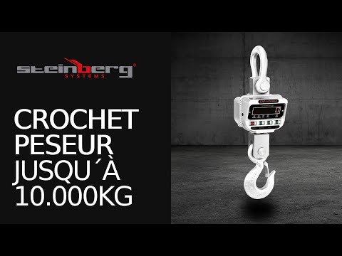 Vidéo - Crochet peseur - 10t / 2kg - LED