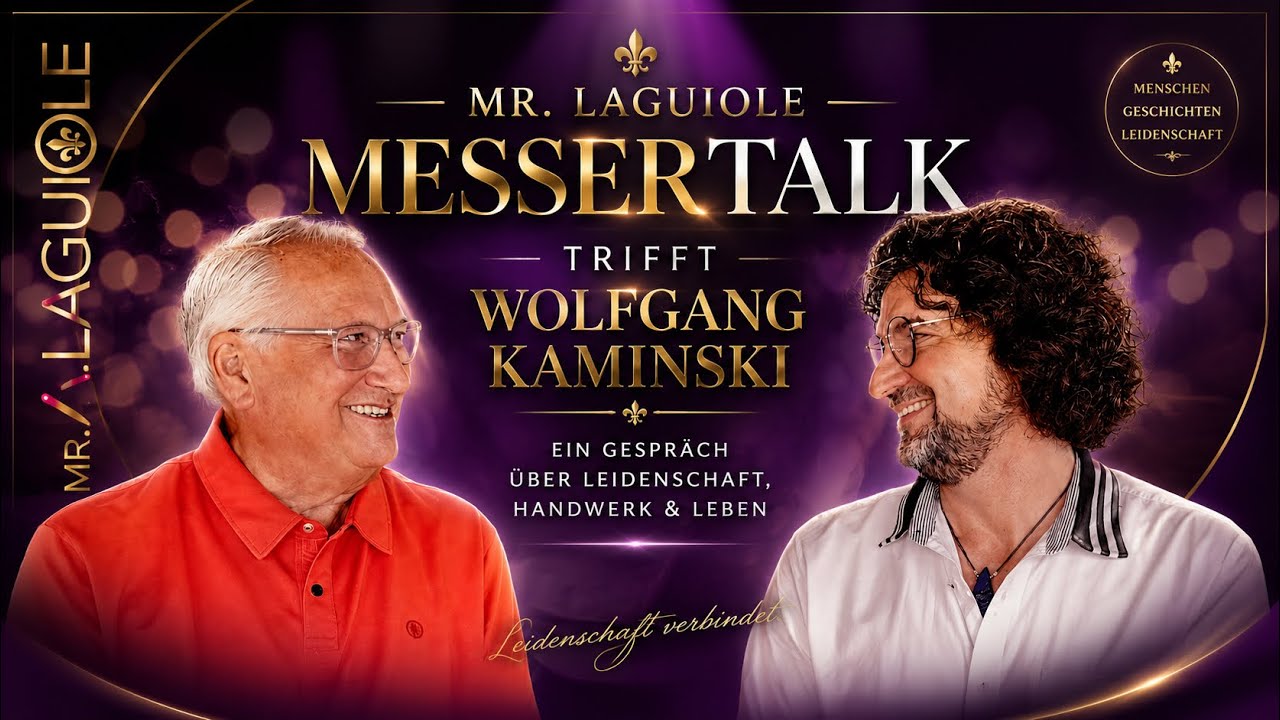 Mr. Laguiole und Wolfgang Kaminski alias Max Heide