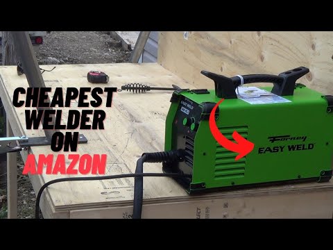 We ordered the cheapest Mig welder on Amazon...Let's try it out...Welding project!!!!