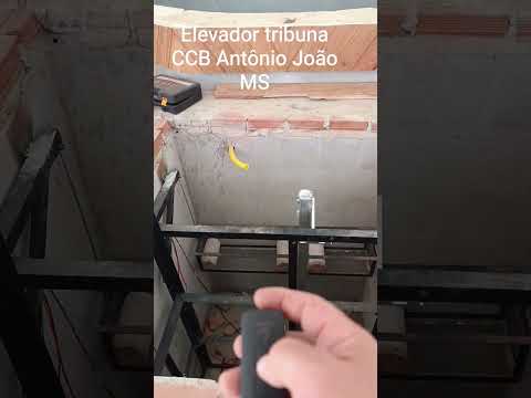 elevador tribuna CCB Antônio João MS! depois coloco mais vídeos dele pronto