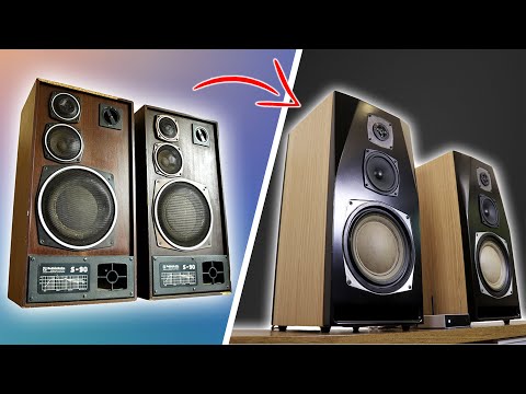 Rebuild of Vintage Hi-Fi Speakers from 1985 (Radiotehnika S-90)