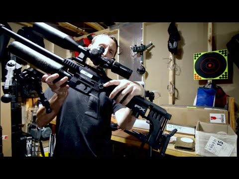 PCP Air Rifle Tuning Demonstration (the secret is in the sound).