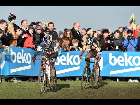 What a finish in the Women's Elite Race - 2014 Cyclo-Cross World Cup - Milton Keynes