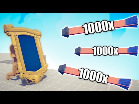 MUMMY MIRROR SHIELD vs 1000x OVERPOWERED UNITS - TABS | Totally Accurate Battle Simulator 2023