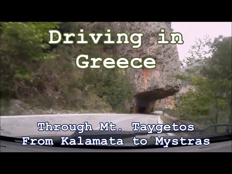 Driving in Greece - From Kalamata to Mystras