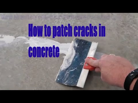How to patch concrete cracks in 3 minutes | Concrete repair before epoxy