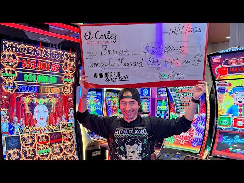 My Biggest Slot Win Of My Entire Life! (Pompsie Slots GREATEST EPISODE EVER)