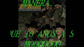 CON EL POLVO HASTA LA MUERTE LOS RAZOS KARAOKE