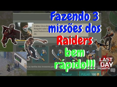 LAST DAY ON EARTH - Fazendo 3 missões bem rápido!!!