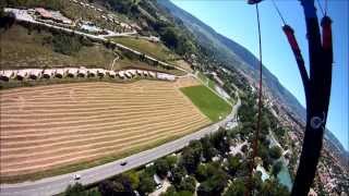 preview picture of video 'Parapente atterrissage millau plage'