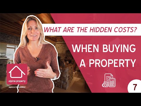 What are the hidden costs of buying a property in the French Alps?