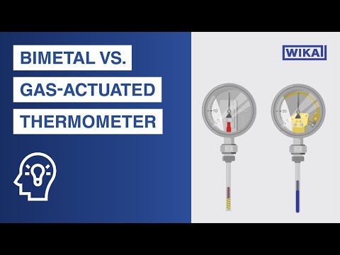 Termometri bimetallici vs. ad espansione di gas. Qual