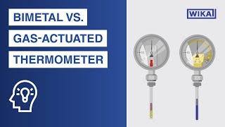 Bimetal vs. gas-actuated thermometers | What is the difference