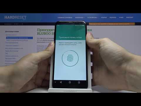 Как настроить отпечаток пальца на BLUBOO S8