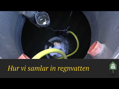 Hur vi samlar in regnvatten - Grohuset
