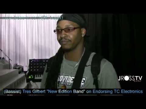 James Ross @ (Bassist) Tres Gilbert (New Edition Band) - "TC Electronics" - www.Jross-tv.com