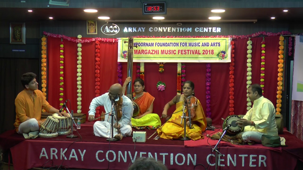 Sampoornam Foundation-Sriram Parasuram &Akkarai Subhalakshmi Violin Jugulbhandi Part 1