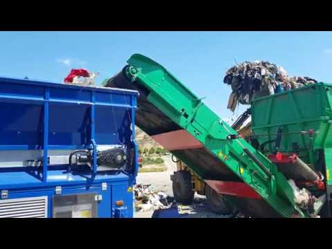 Euriteh | Tocător Tyron 1500 și Ciur Rotativ T40 - Demonstrație la stație de sortare Aninoasa