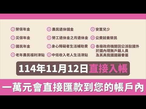 全民+1 政府相挺直接入帳篇影片-國語版