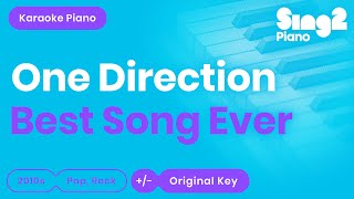 Best Song Ever (Piano Karaoke Version) One Direction