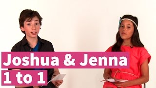 Jenna Ortega & Joshua Carlon 1 to 1!